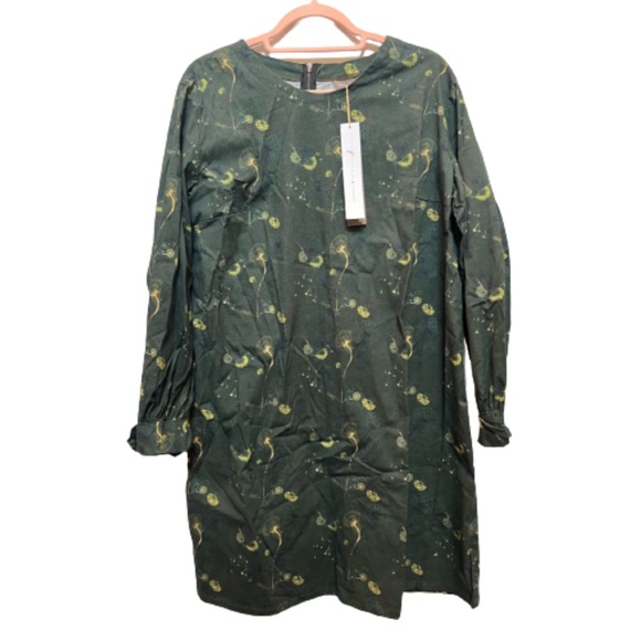 Bel Kazan Dresses & Skirts - Bel Kazan Olive Dandelion Rika Dress